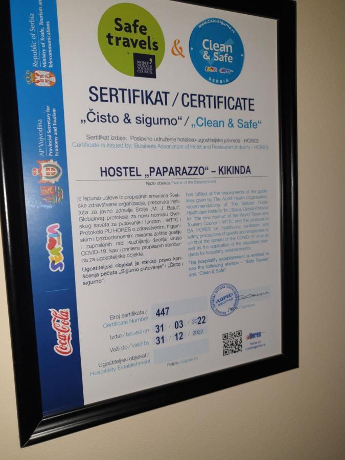 Hostel Paparazzo & Apartmens Kikinda المظهر الخارجي الصورة